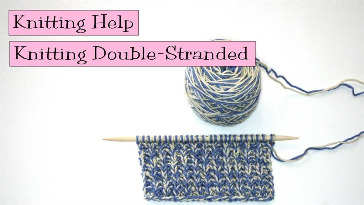 Two sided knitting patterns