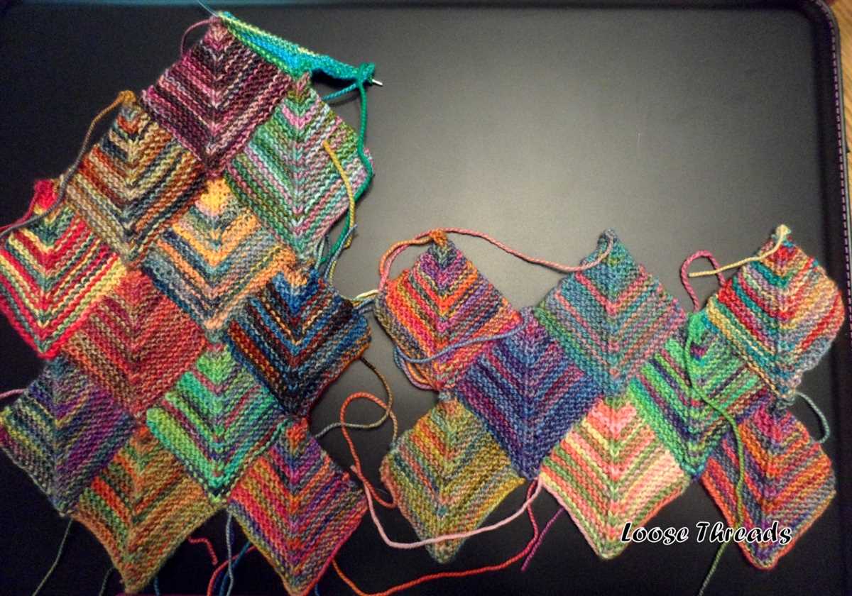 Knitting squares patterns for beginners