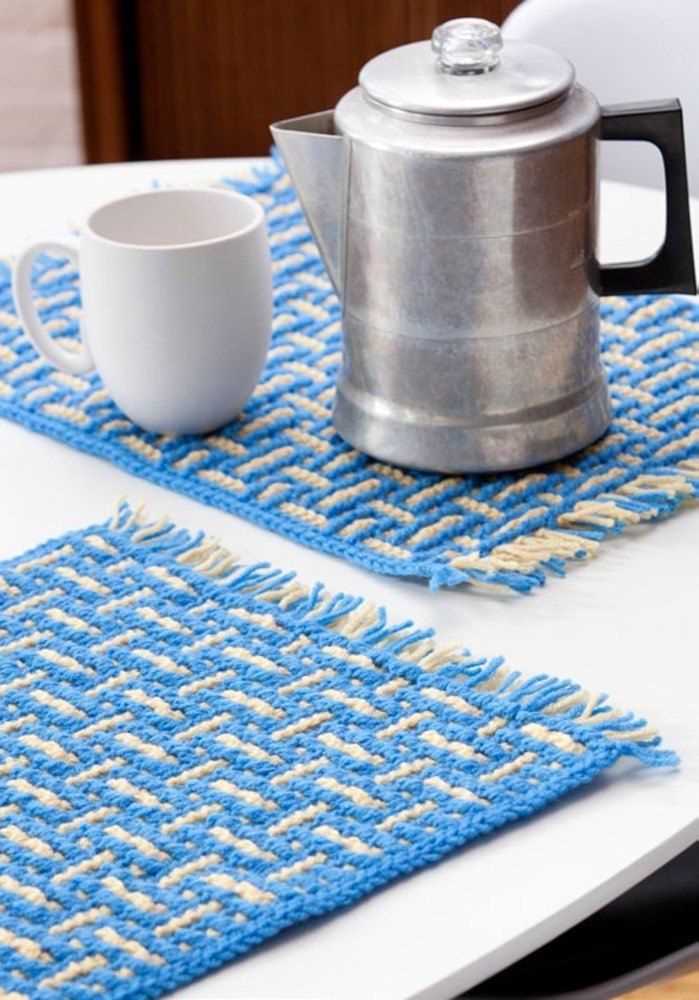 Free easy knit placemat patterns