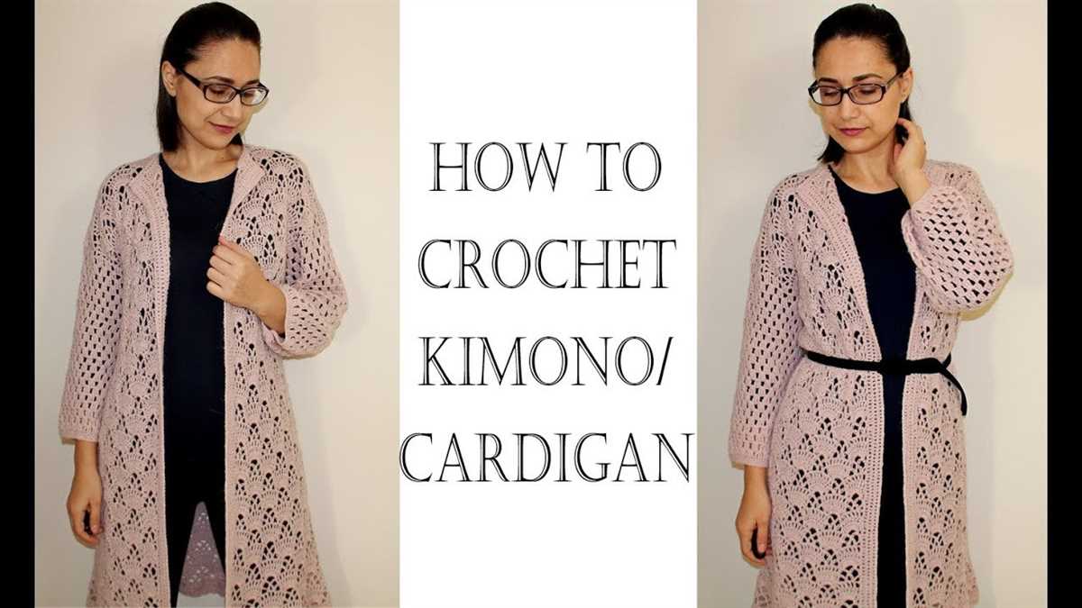 Easy kimono knitting pattern