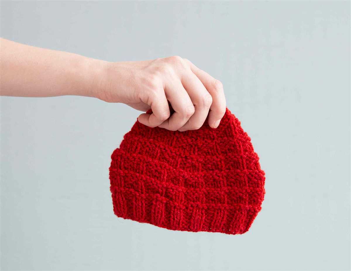 Easy knitting pattern for beanie hat