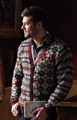 Mens argyle sweater knitting pattern