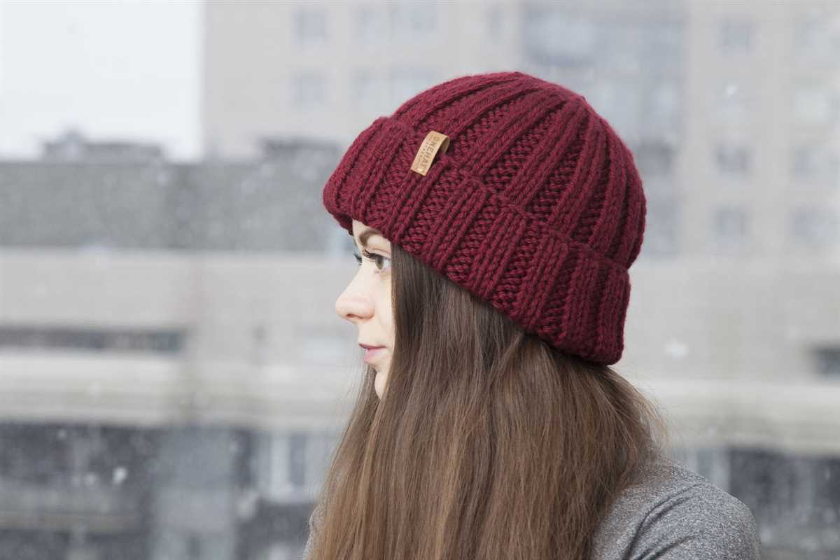 Classic beanie knitting pattern