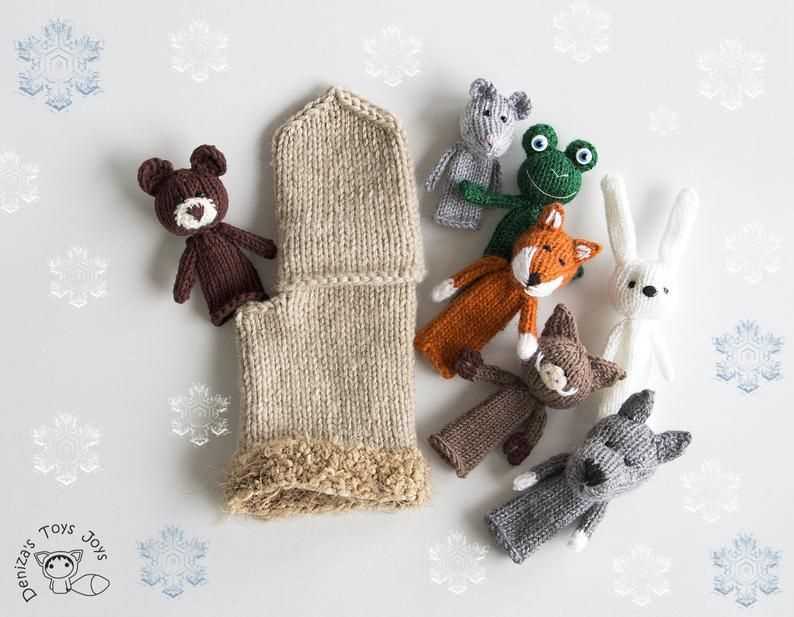 Finger puppets knitting patterns