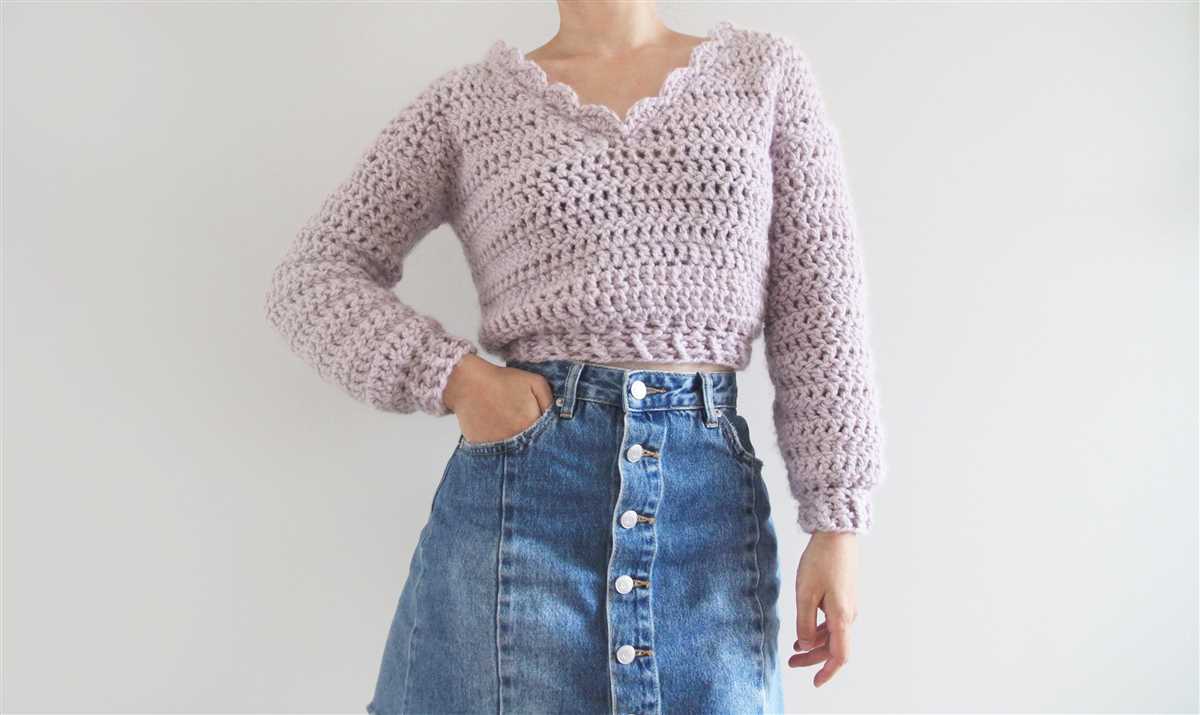 Chunky v neck sweater knitting pattern