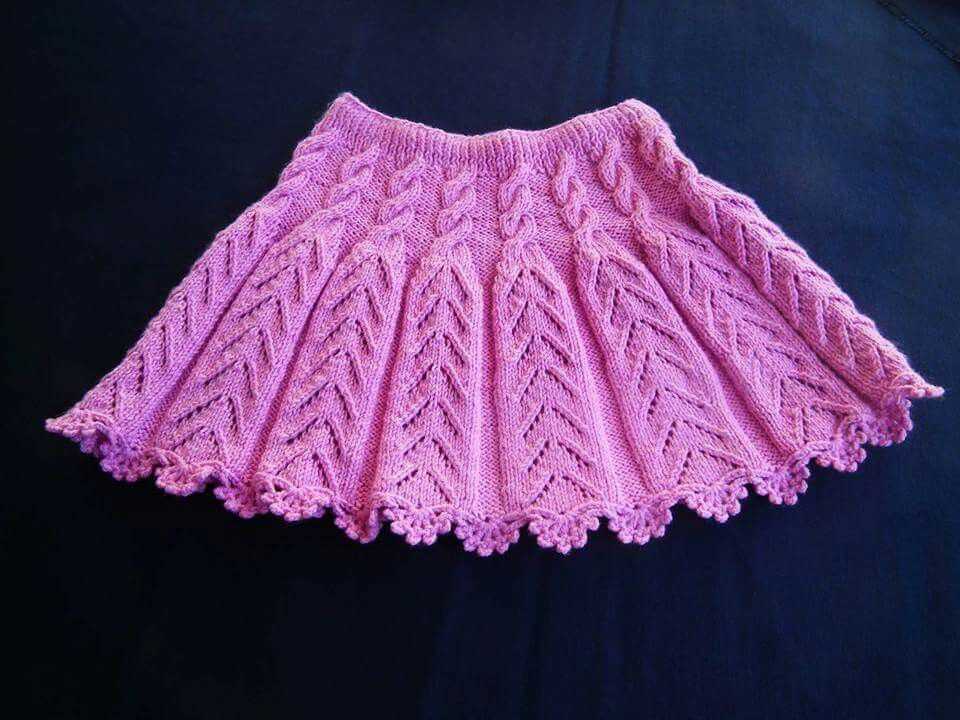 Easy knit skirt pattern free