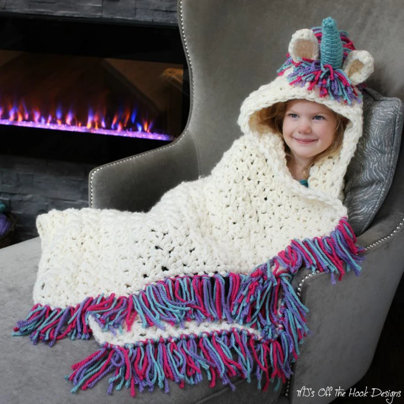 Unicorn blanket knitting pattern free