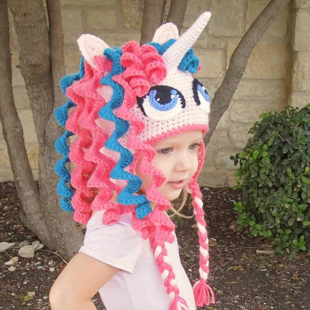 Unicorn hat knitting pattern