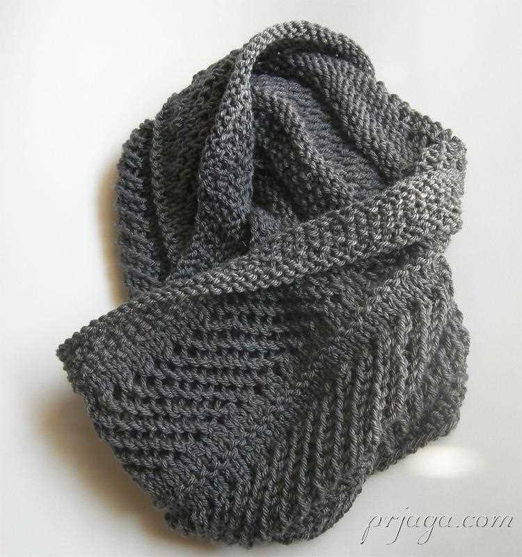 Male snood knitting pattern