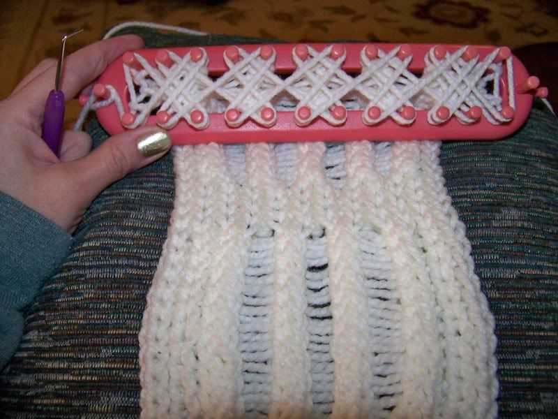 Straight loom knitting patterns for beginners