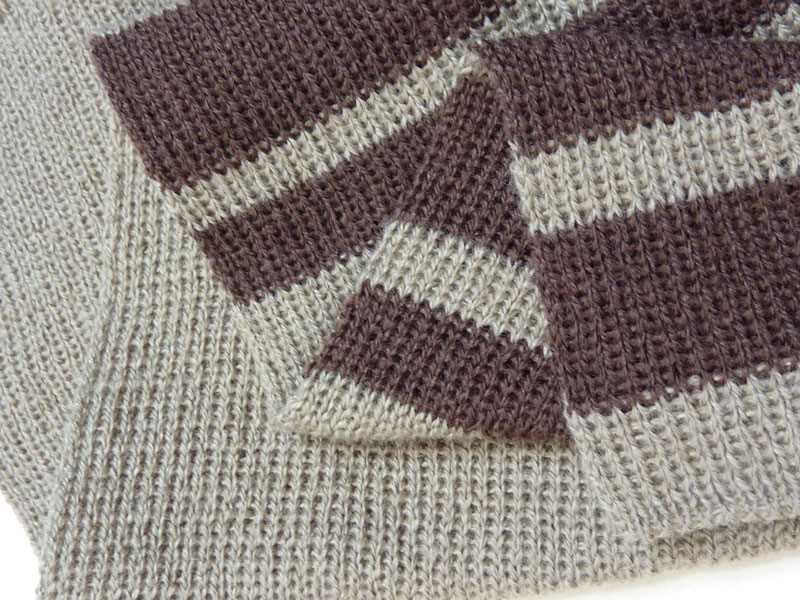 Ribbed knitted scarf pattern free