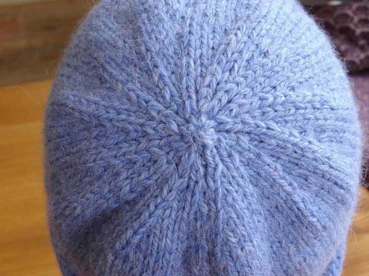 Easy flat knit hat pattern