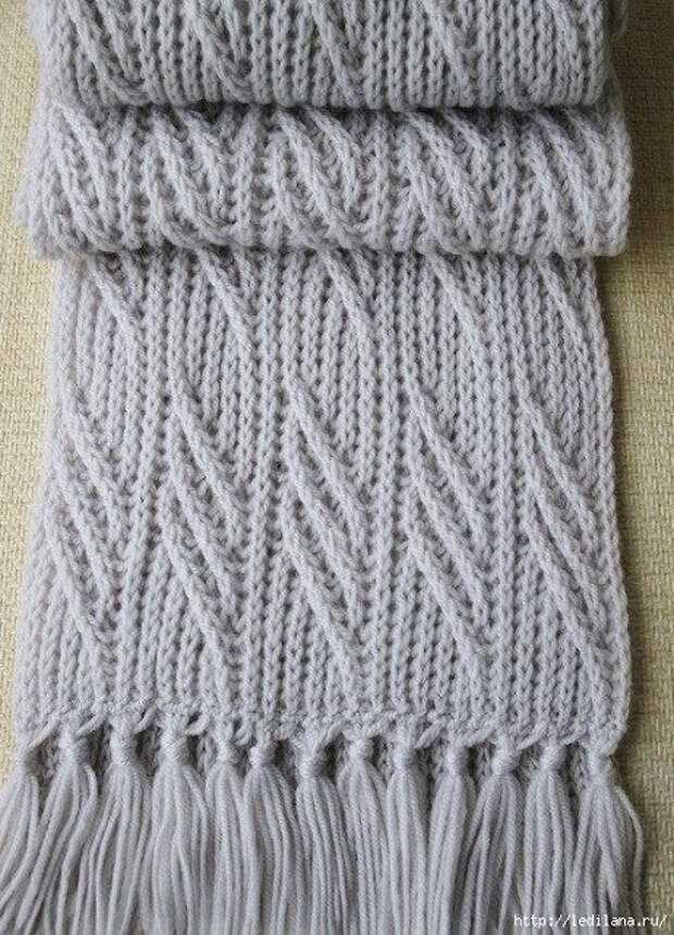 Knitted eternity scarf pattern