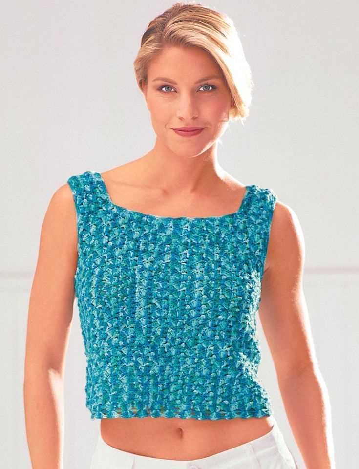 Ladies tank top knitting pattern free