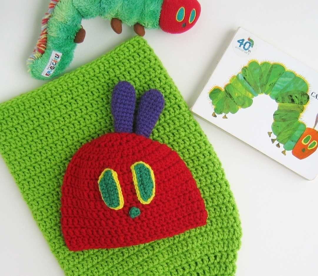 Free knitting pattern for the very hungry caterpillar