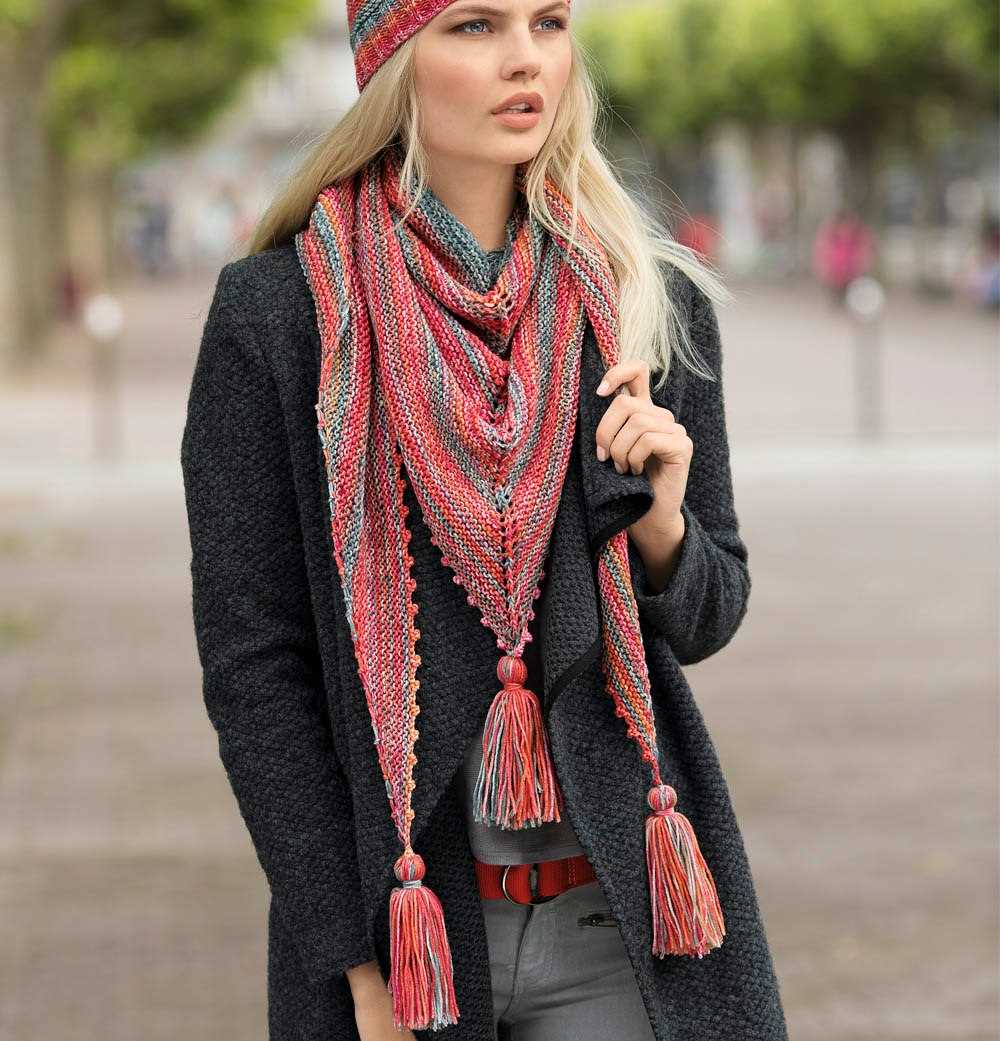 Curly knitted scarf patterns