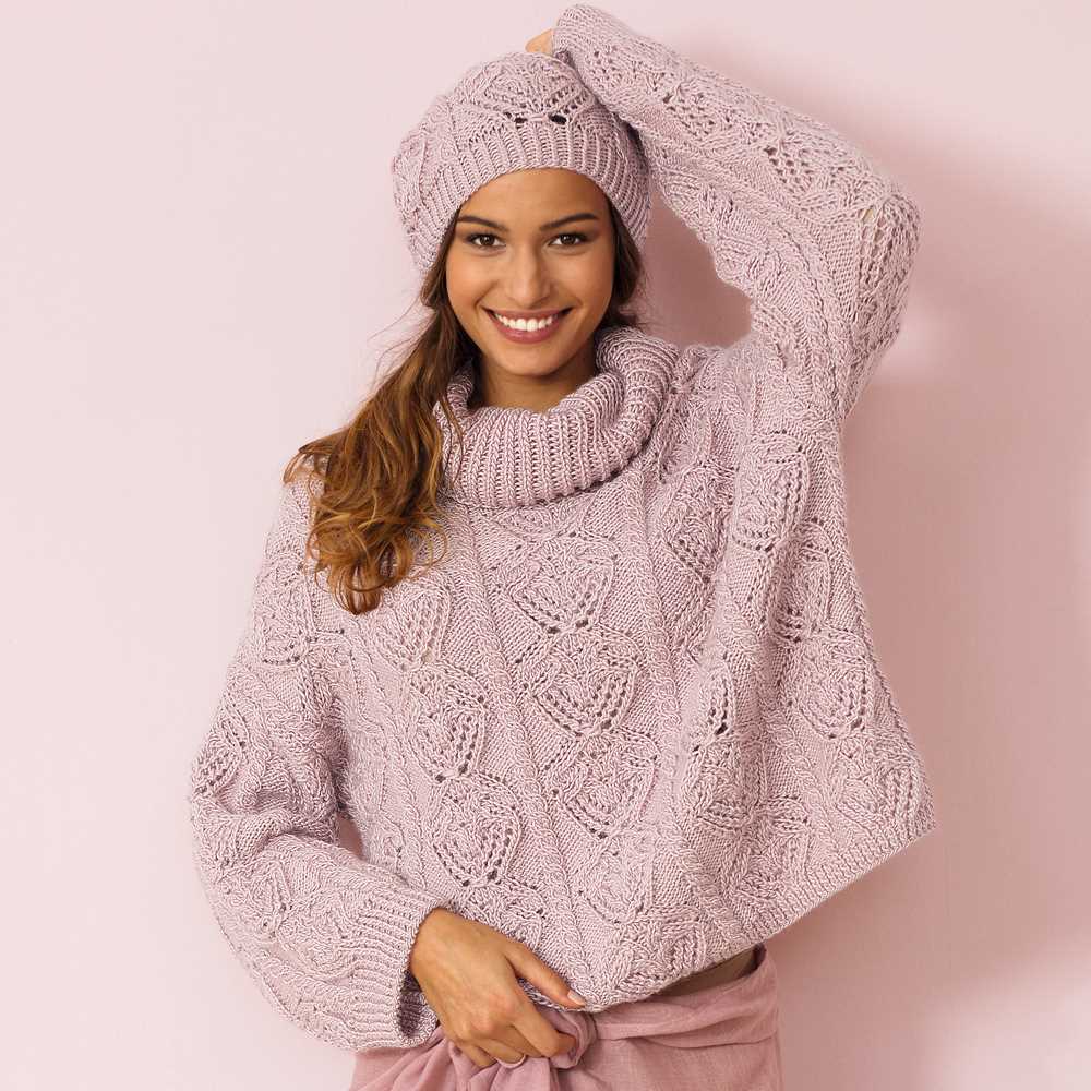 Oversize knitting pattern