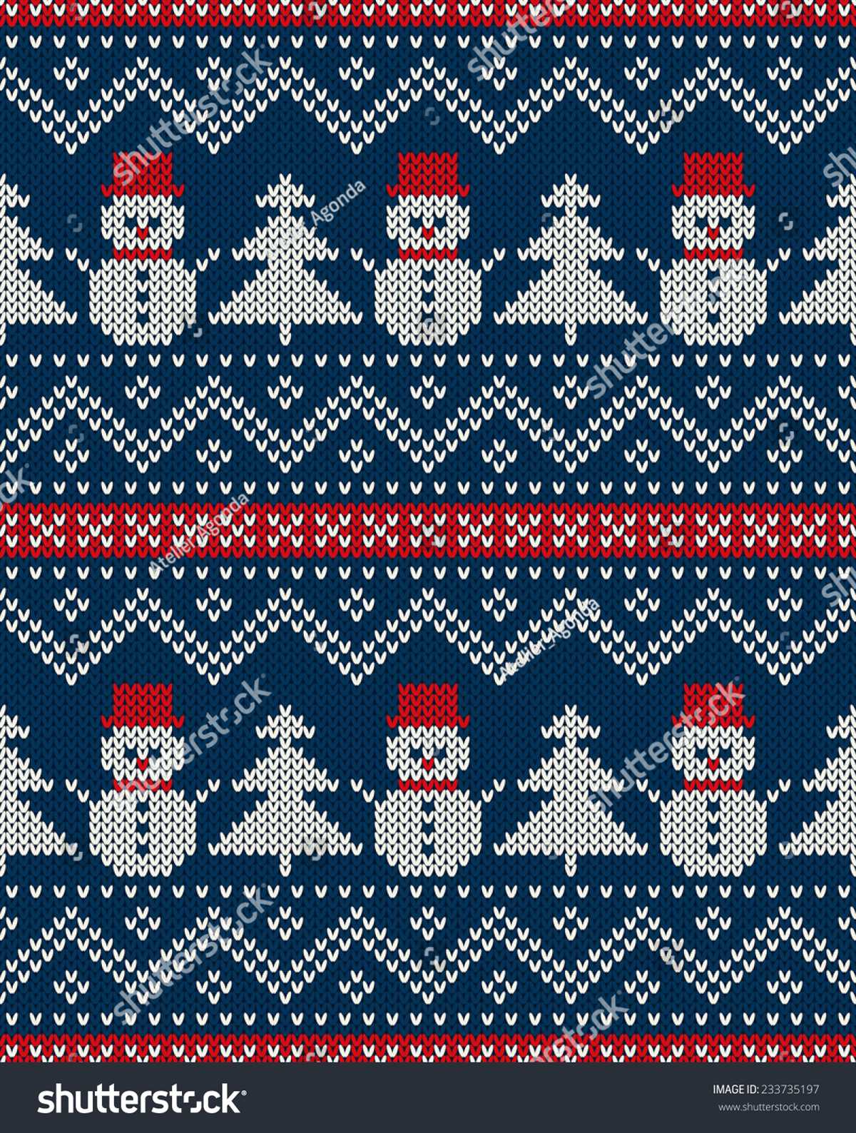 Children's christmas sweater knitting patterns