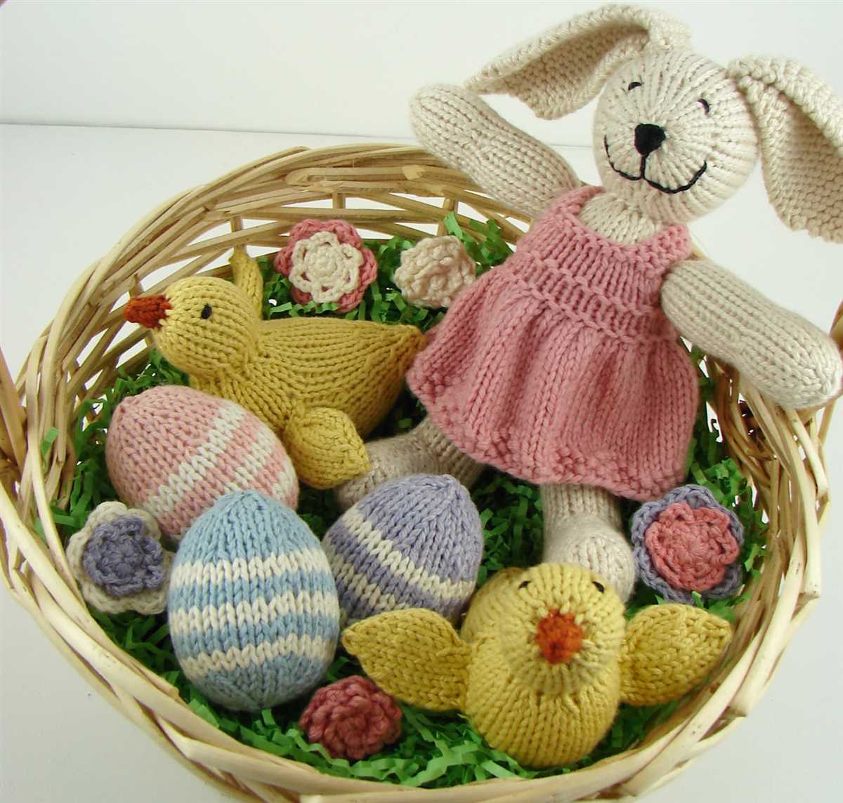 Knitting pattern for easter basket