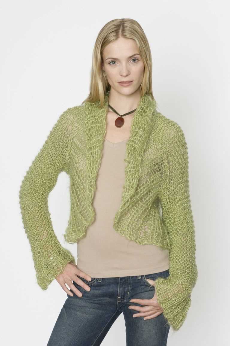 Free knitted shrug pattern