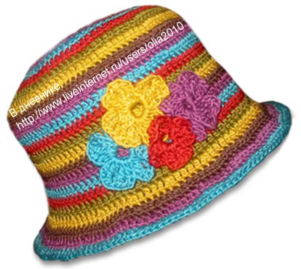 Knit a bucket hat pattern