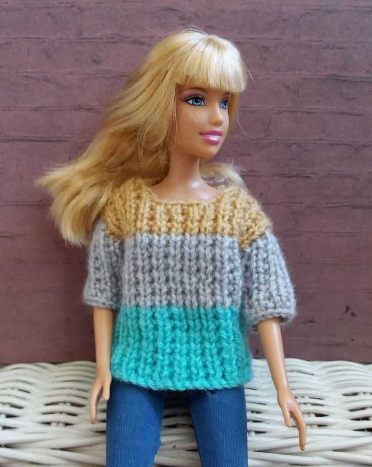 Barbie knitted sweater pattern