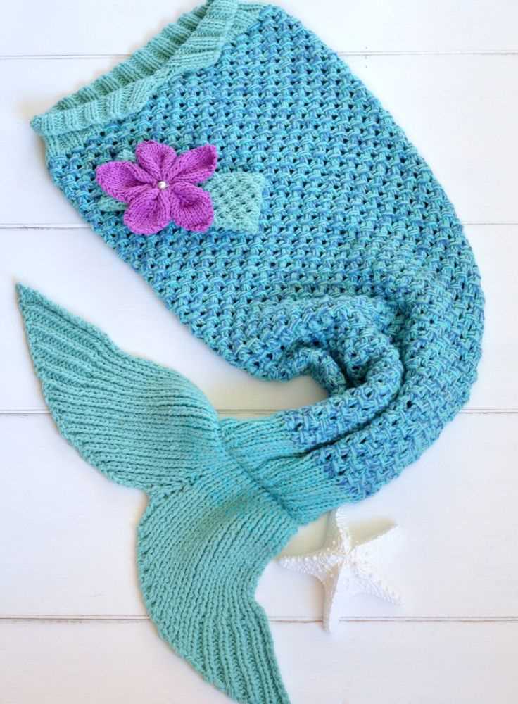 Knitted mermaid blanket pattern