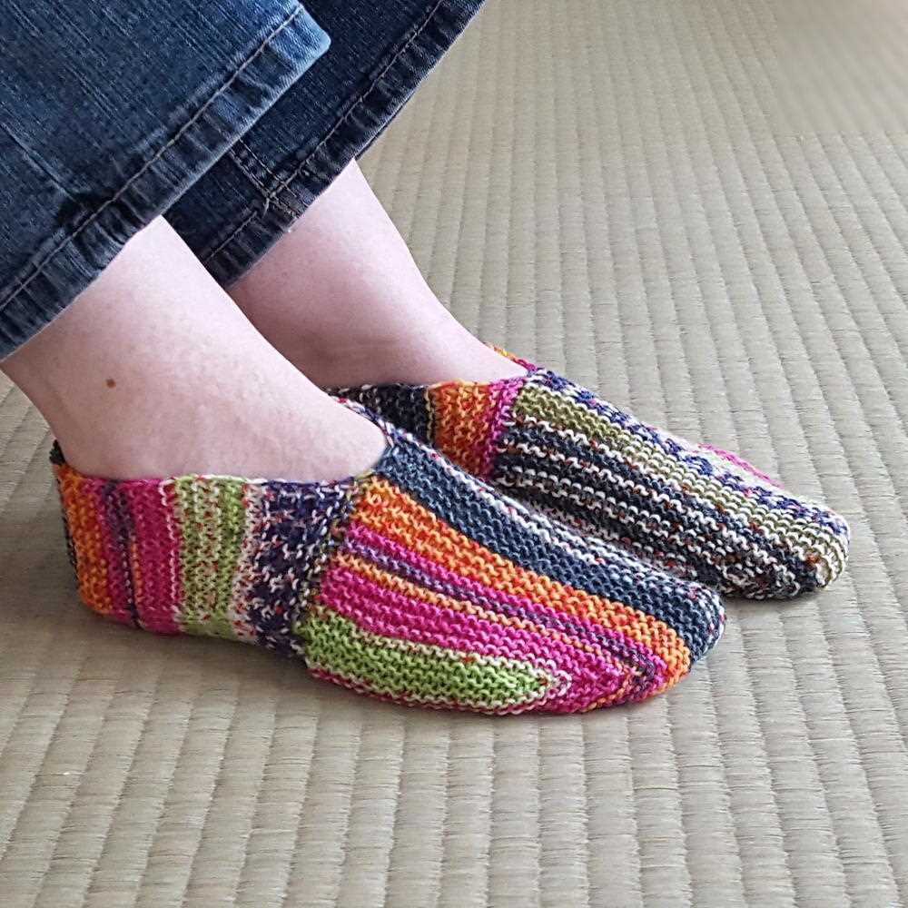 Slipper knit pattern