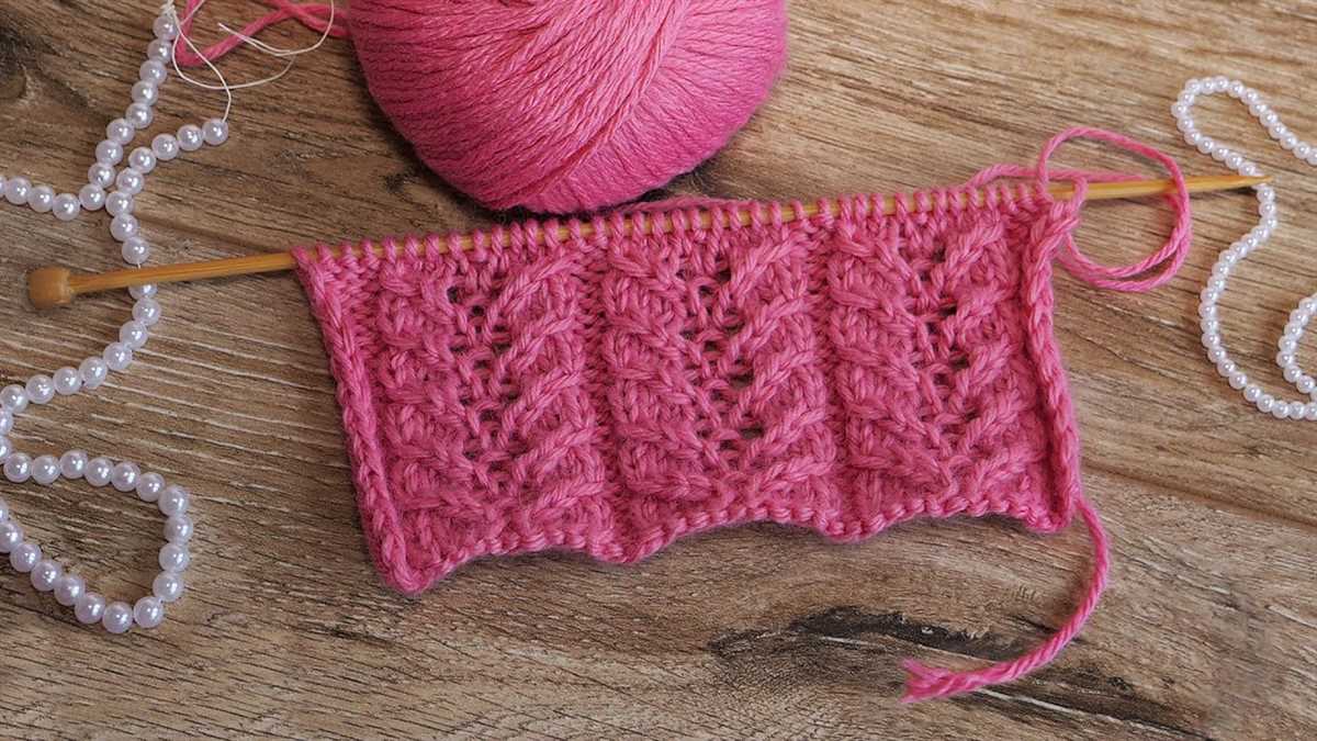 Lace and cable knitting patterns