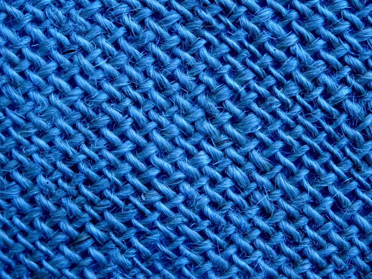 Woven knitting pattern