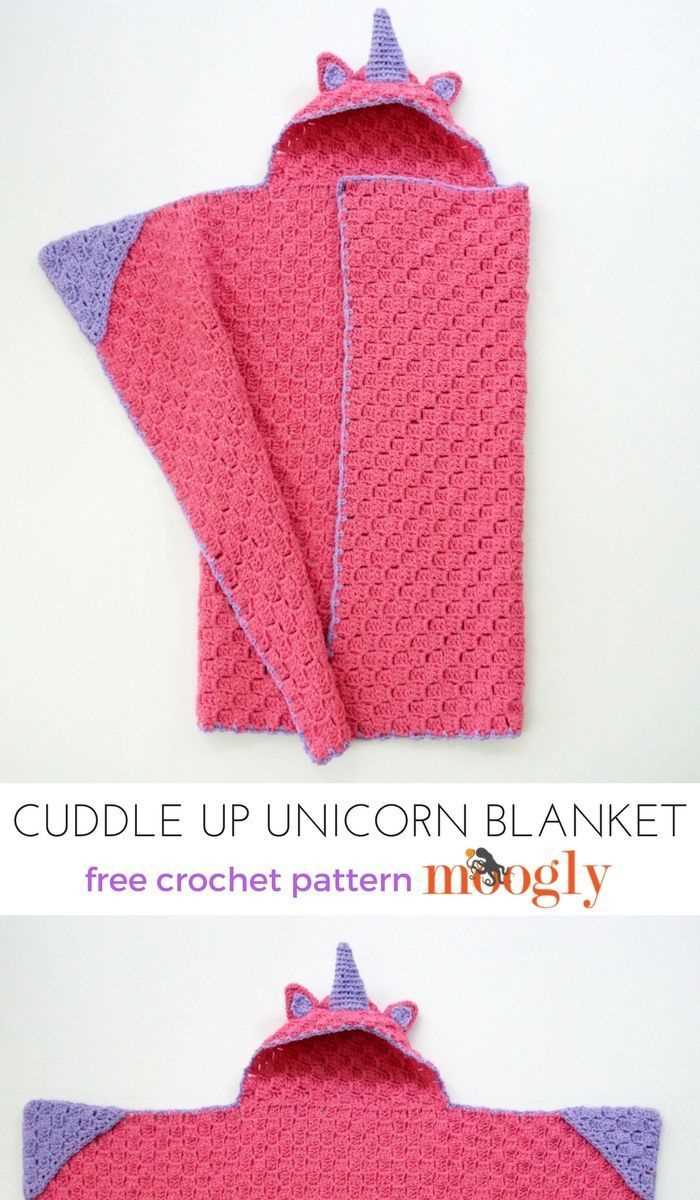 Knitted unicorn blanket pattern free