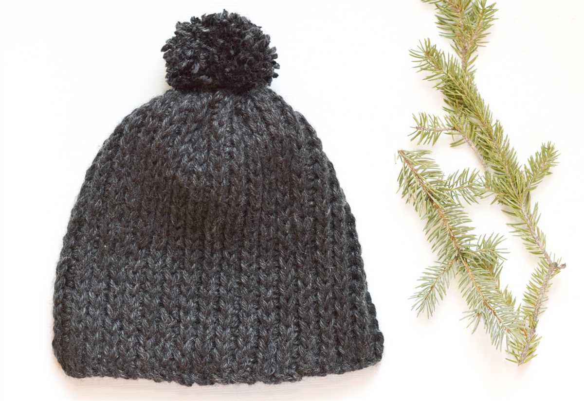 Free pattern for knitted beanie