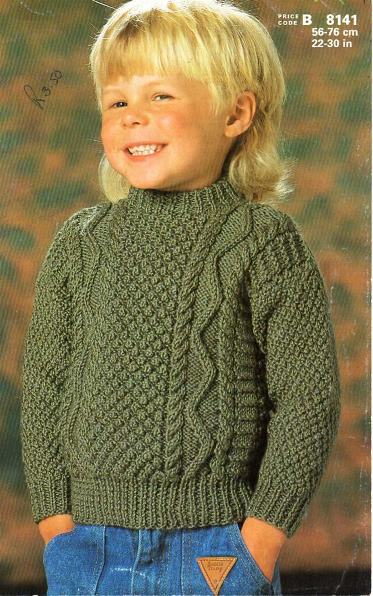 Free aran childrens knitting patterns