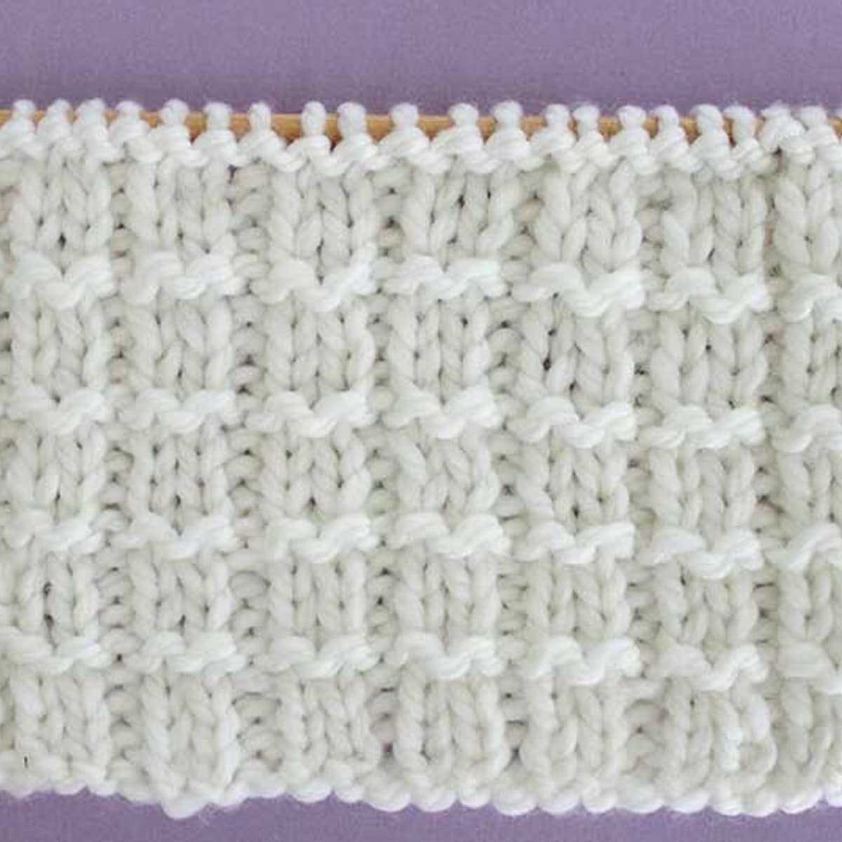 Knitting ribbing stitch patterns