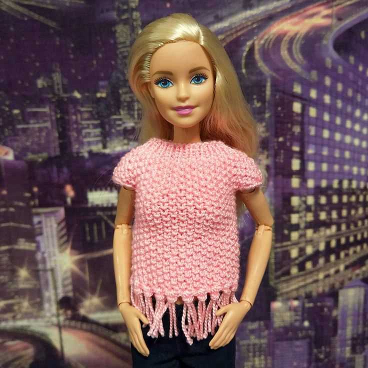 Barbie knitted sweater pattern