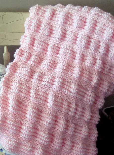 Easy baby blanket knitting patterns