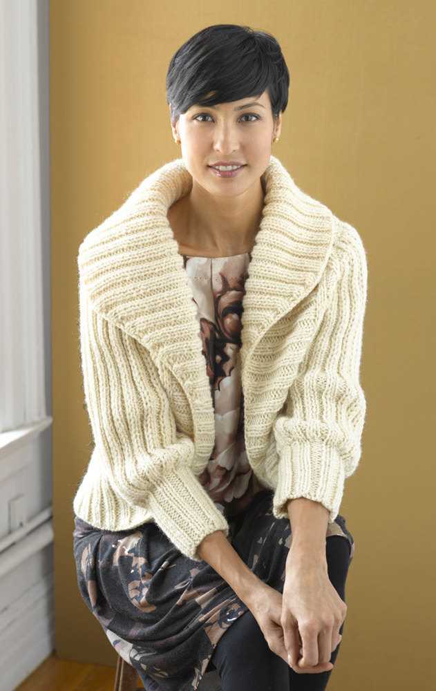 Fisherman knit cardigan pattern