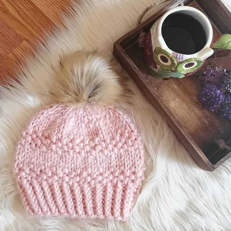 Easy knit beanie pattern