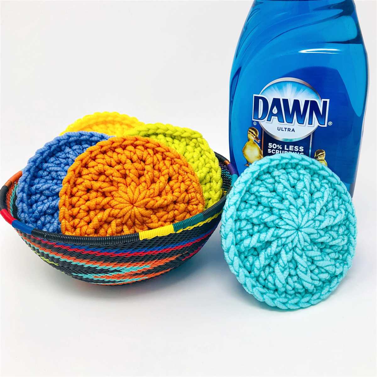 Free knitting pattern for dish scrubbies