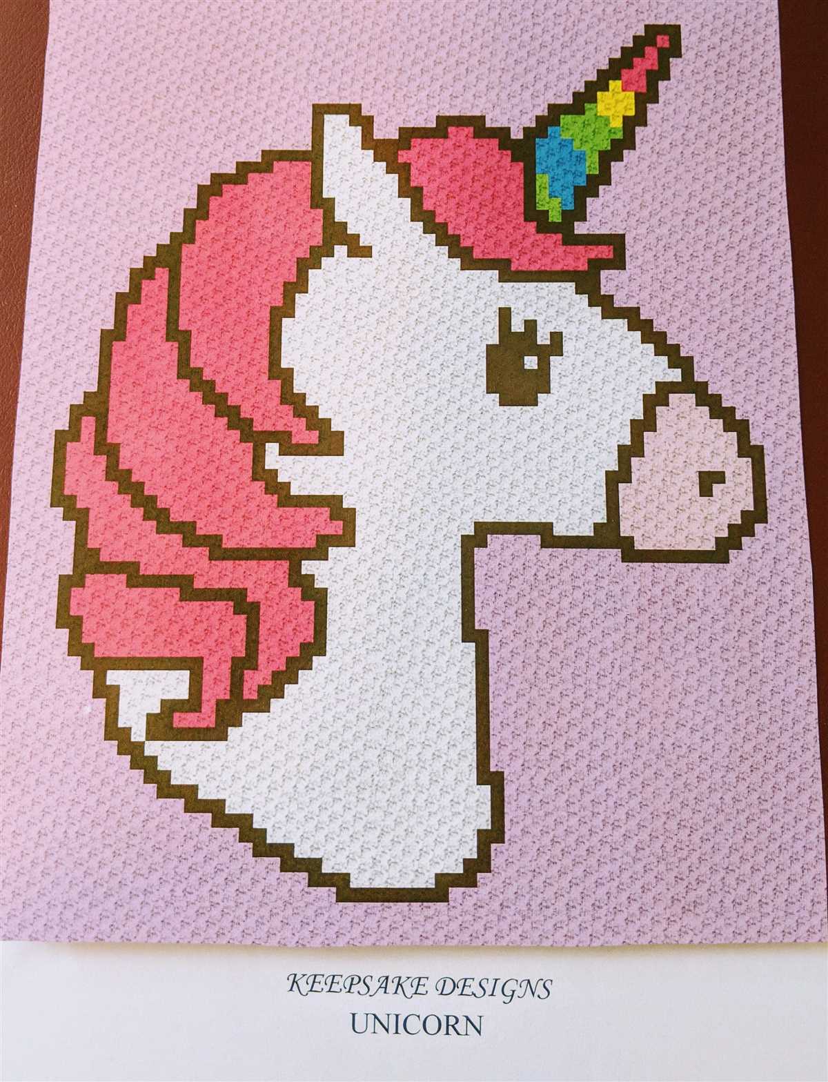 Unicorn blanket knitting pattern free