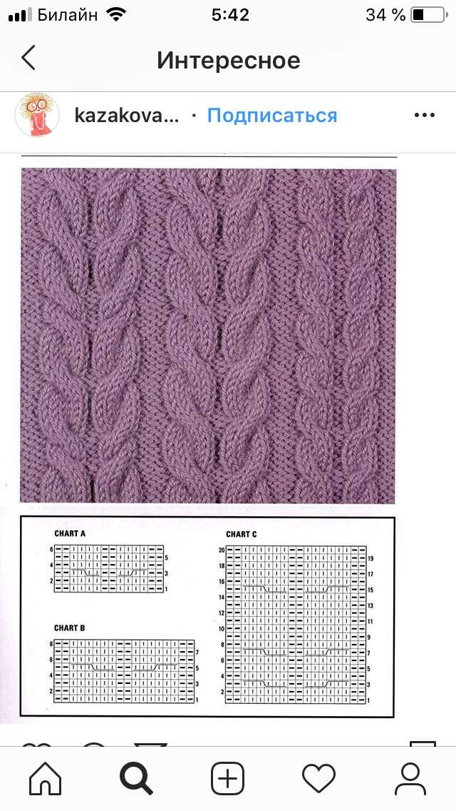 Knitting swatch patterns