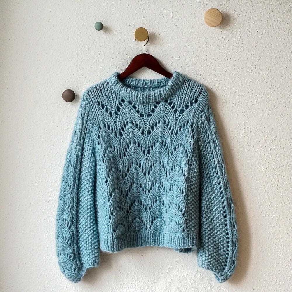 Balloon sweater knitting pattern