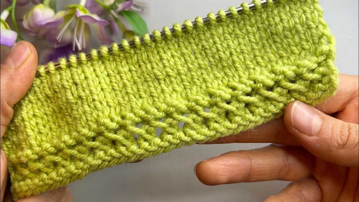 Beginner knit stitch patterns