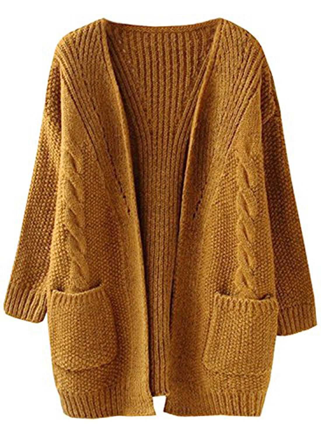 Popcorn cardigan knitting pattern