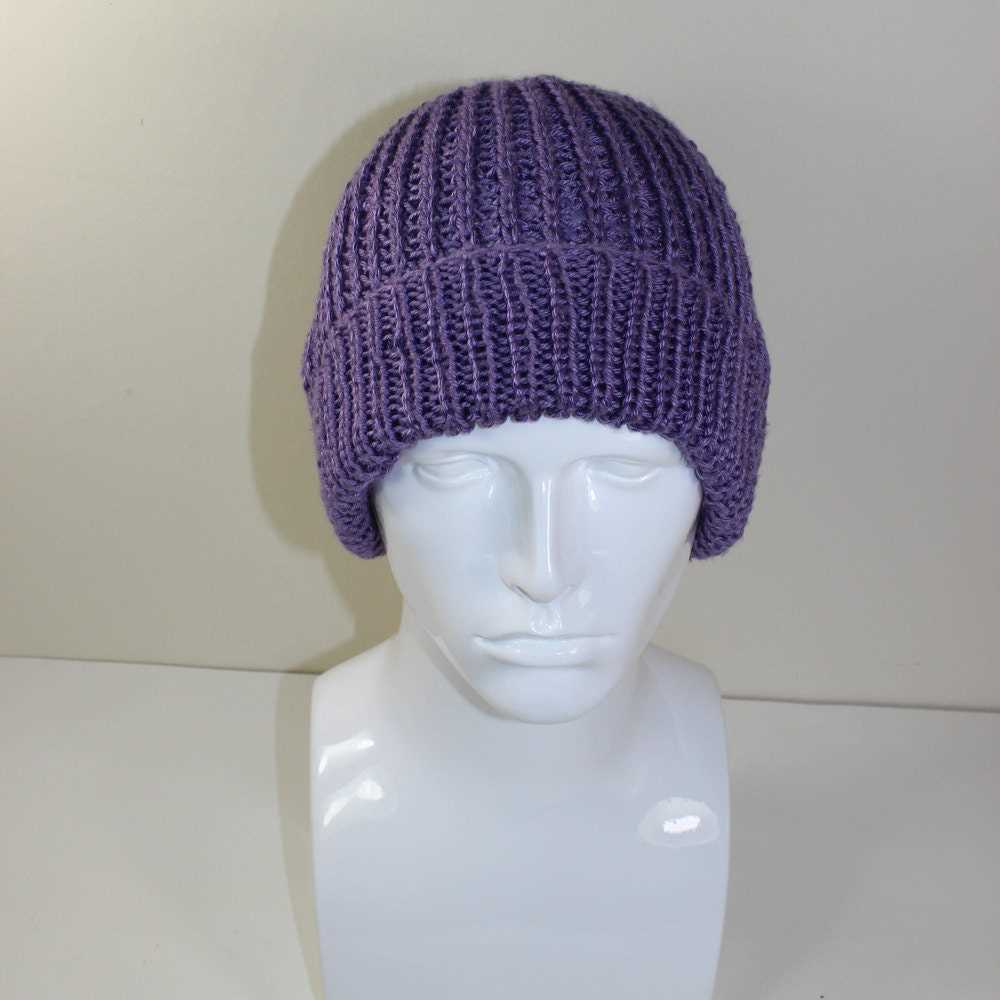 Mens fisherman beanie knitting pattern