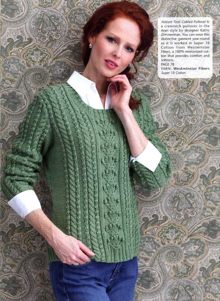 Aran style knitting patterns