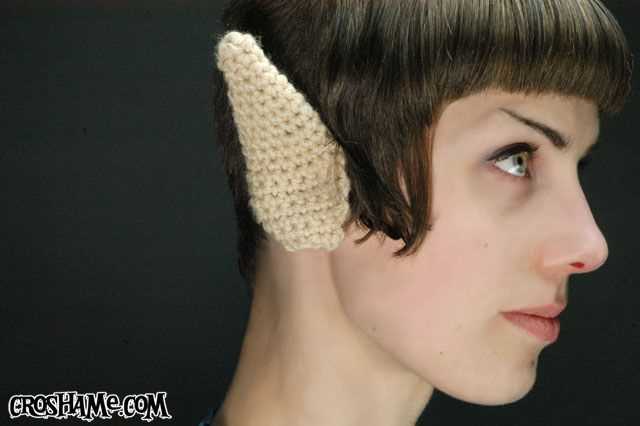 Knitted elf ears pattern