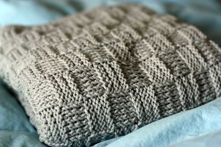 Knitting blanket pattern for beginners