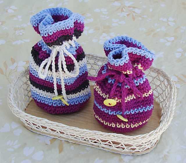 Free knitting patterns for small gift bags