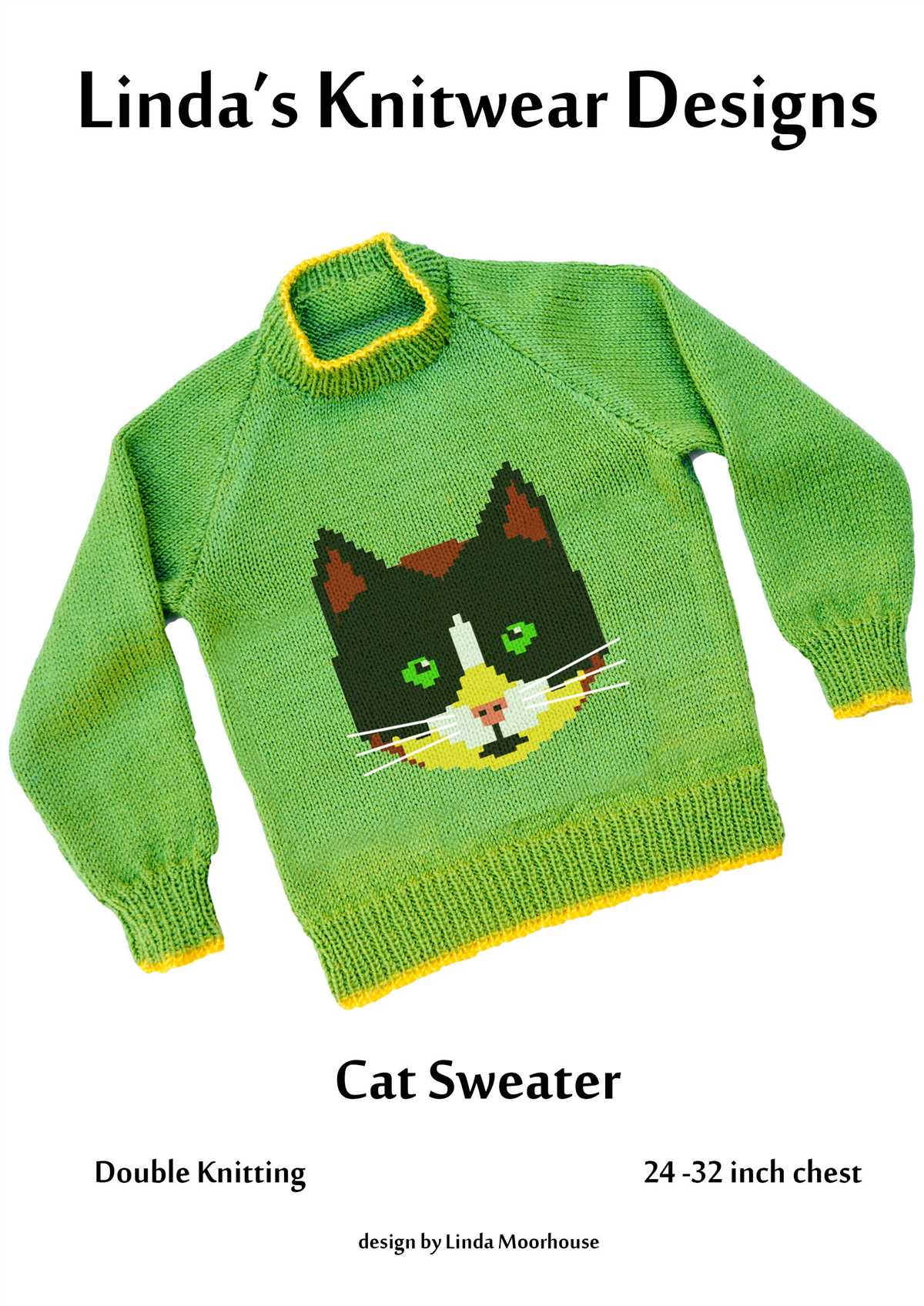 Cat knitting pattern sweater